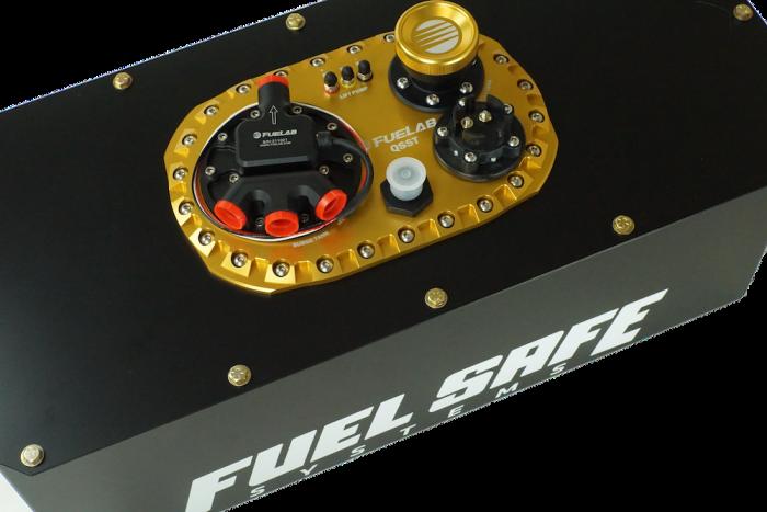 Greatparts 17 Gallon Polished Aluminum Fuel Cell With Level Sender - Universal Racing/Drift Tank, 8AN