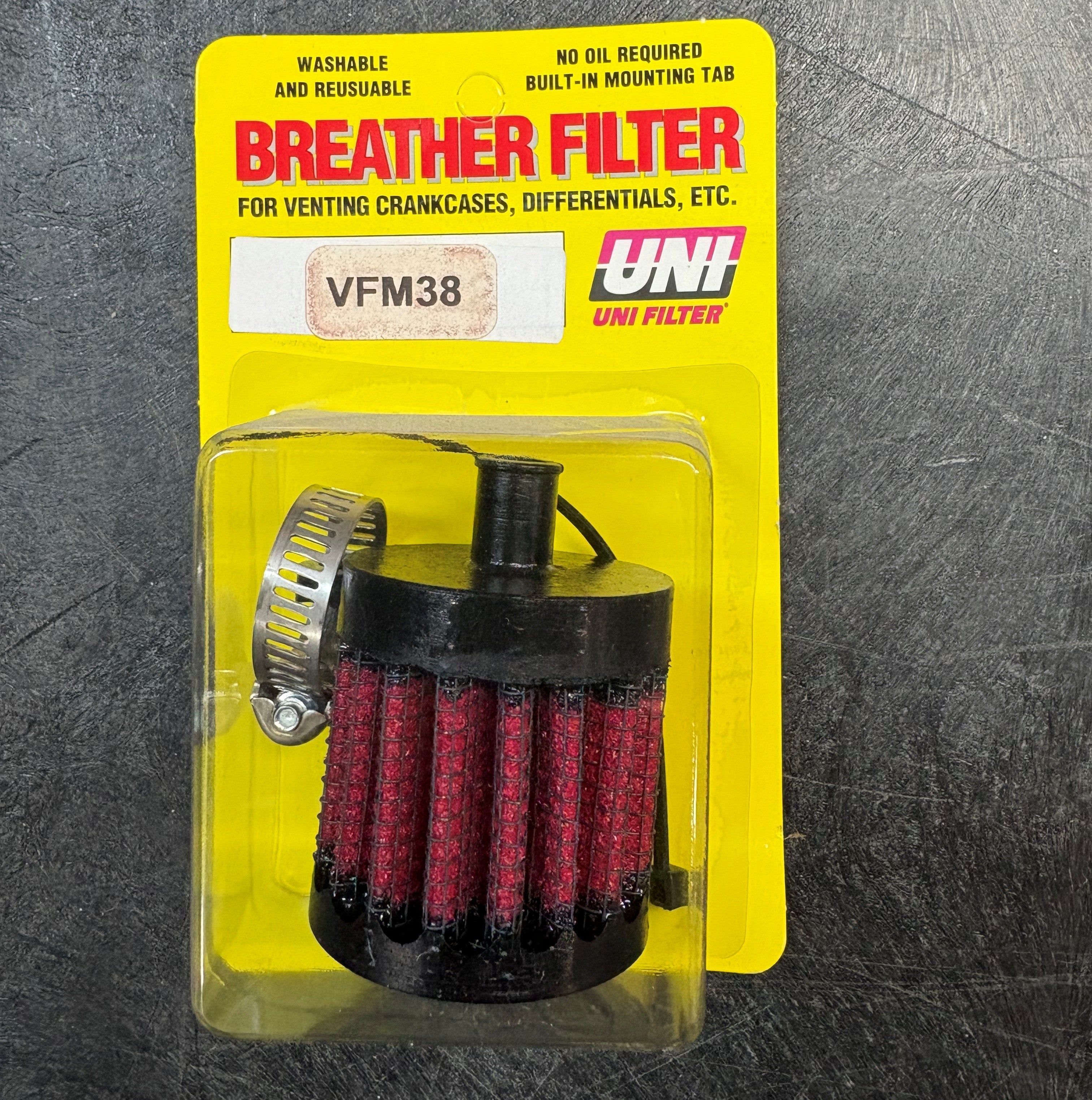Filter, Air Vent 3/8 Male, with hose barb - vfm38