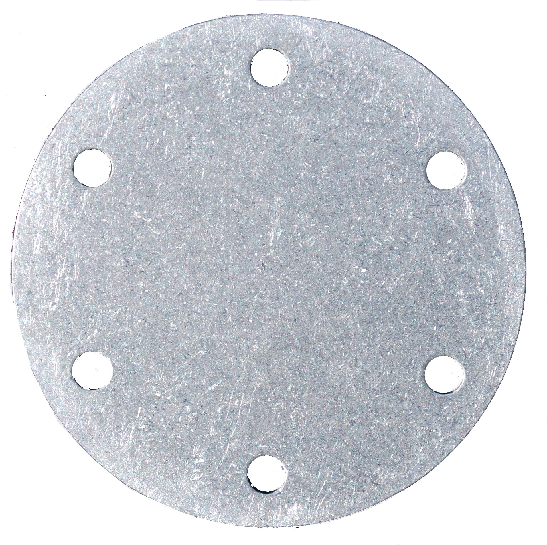 Blank Aluminum Plate - Circular - 6 Bolt (2-15/16" Bolt Circle)