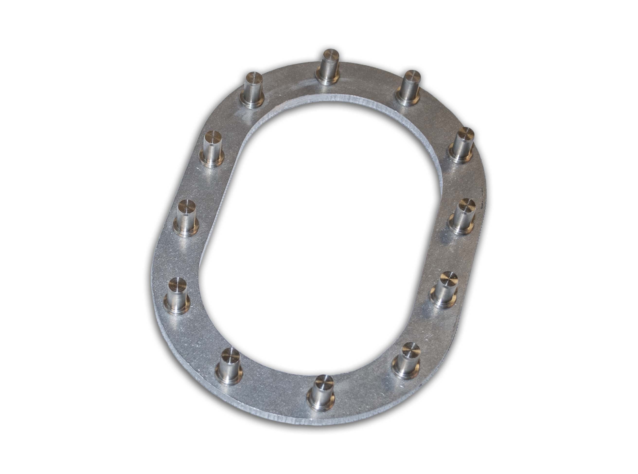 Nut Ring, 4X6, 12-Bolt Oval