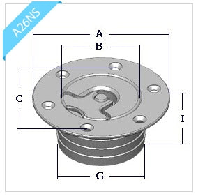 A26NS - Diagram from Newton Equipment. See dimensions below-