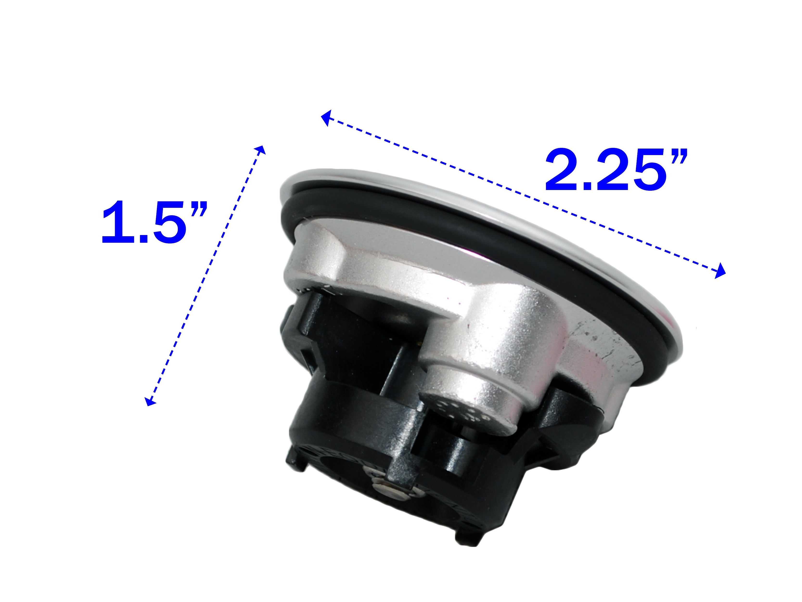 Approximate dimensions: Aero 300 Locking Flush Cap - A3L