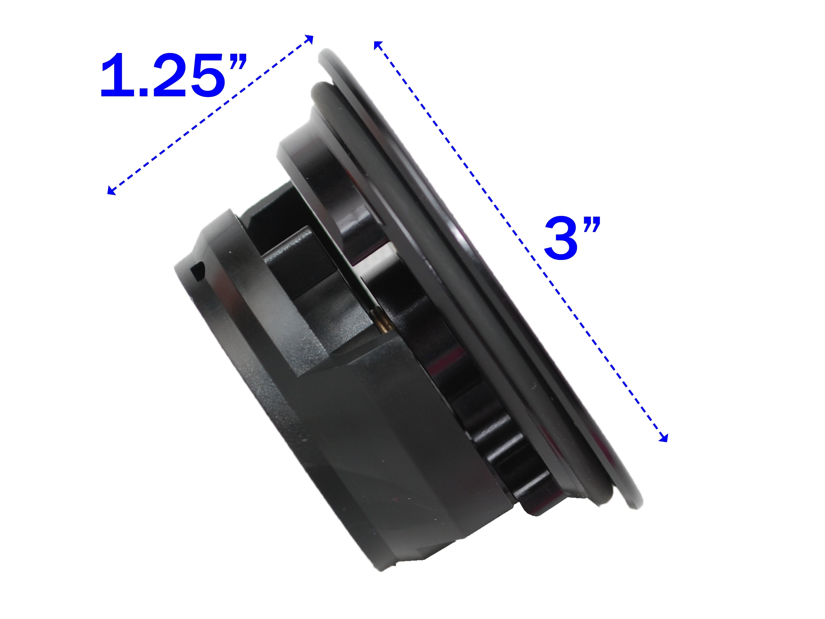 Approximate dimensions: Center Aero 400 - non-locking - black - A4SB