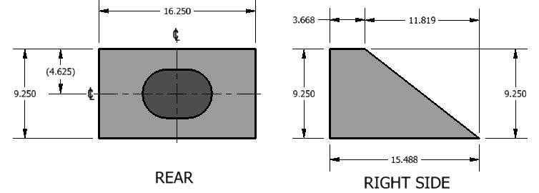 ACCB301, Aluminum can for Wedge Fuel Cell CB301