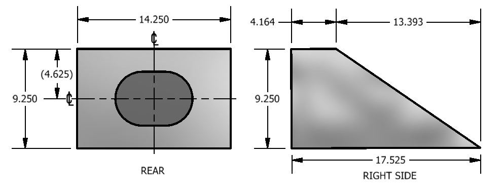 ACCB304, Aluminum can for Wedge Fuel Cell CB304