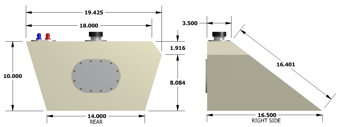 Formula Road Race Wedge Fuel Cell, CB303