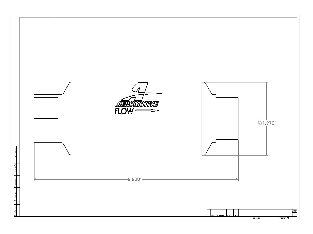 Aeromotive In-Line Fuel Filter 10 Micron FF-12321