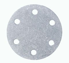 Blank Aluminum Plate - Circular - 6 Bolt (2" Bolt Circle)