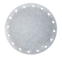 Blank Aluminum Plate, 1PLA75 -Circular - 16 Bolt Circlular - (6" Bolt Circle)