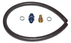 uel Pick-up Kit 3/4" -12 AN - with bulkhead fitting, hose adapter, 3' of hose, and hose clamps, No Filter