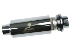 Stainless Steel in-line Fuel Filter 100 Micron Aeromotive